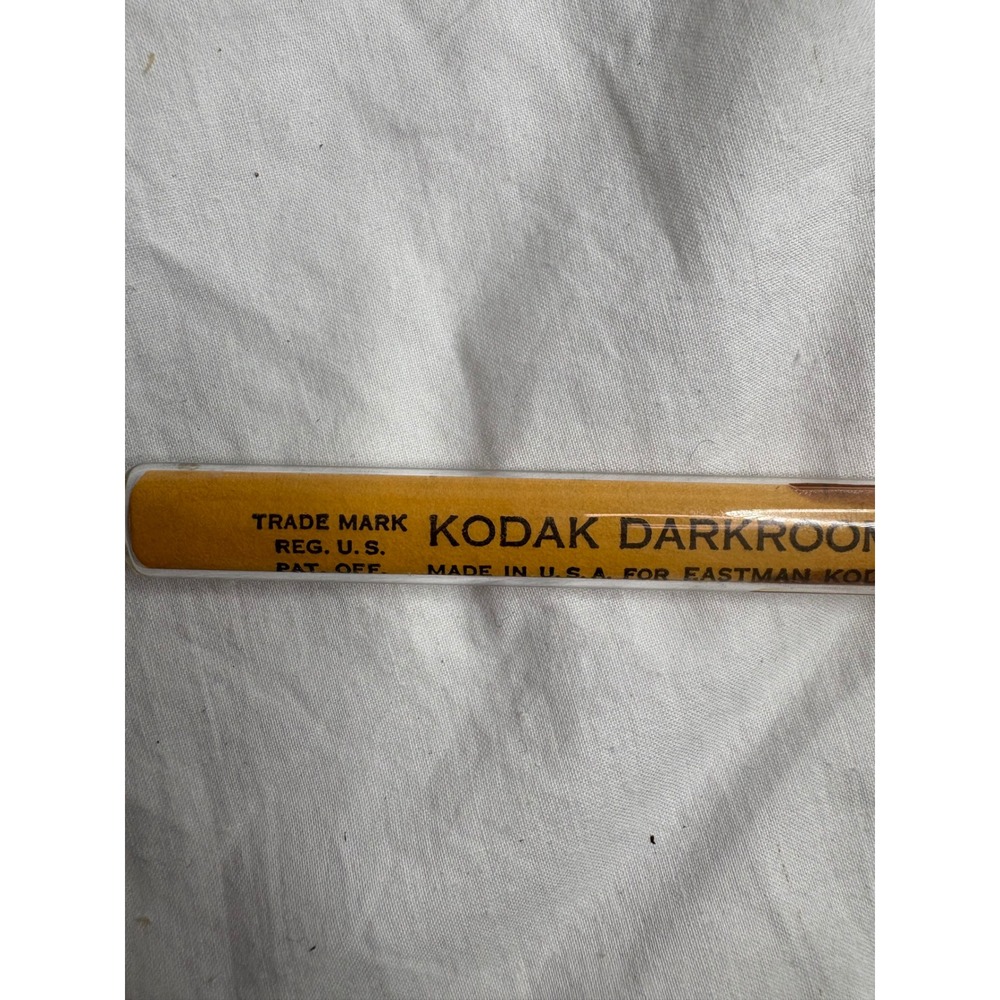 Vintage Kodak Darkroom Thermometer Glass Tube Eastman Rochester NY